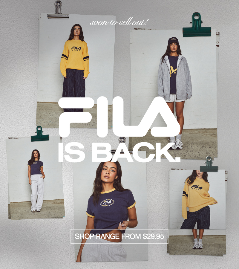 FILA IS BACK. Soon to sell out!